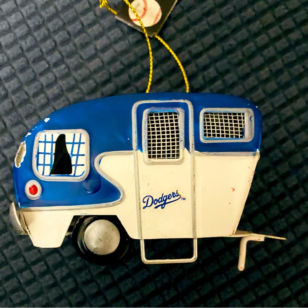 MLB DODGERS Blue and White Tin